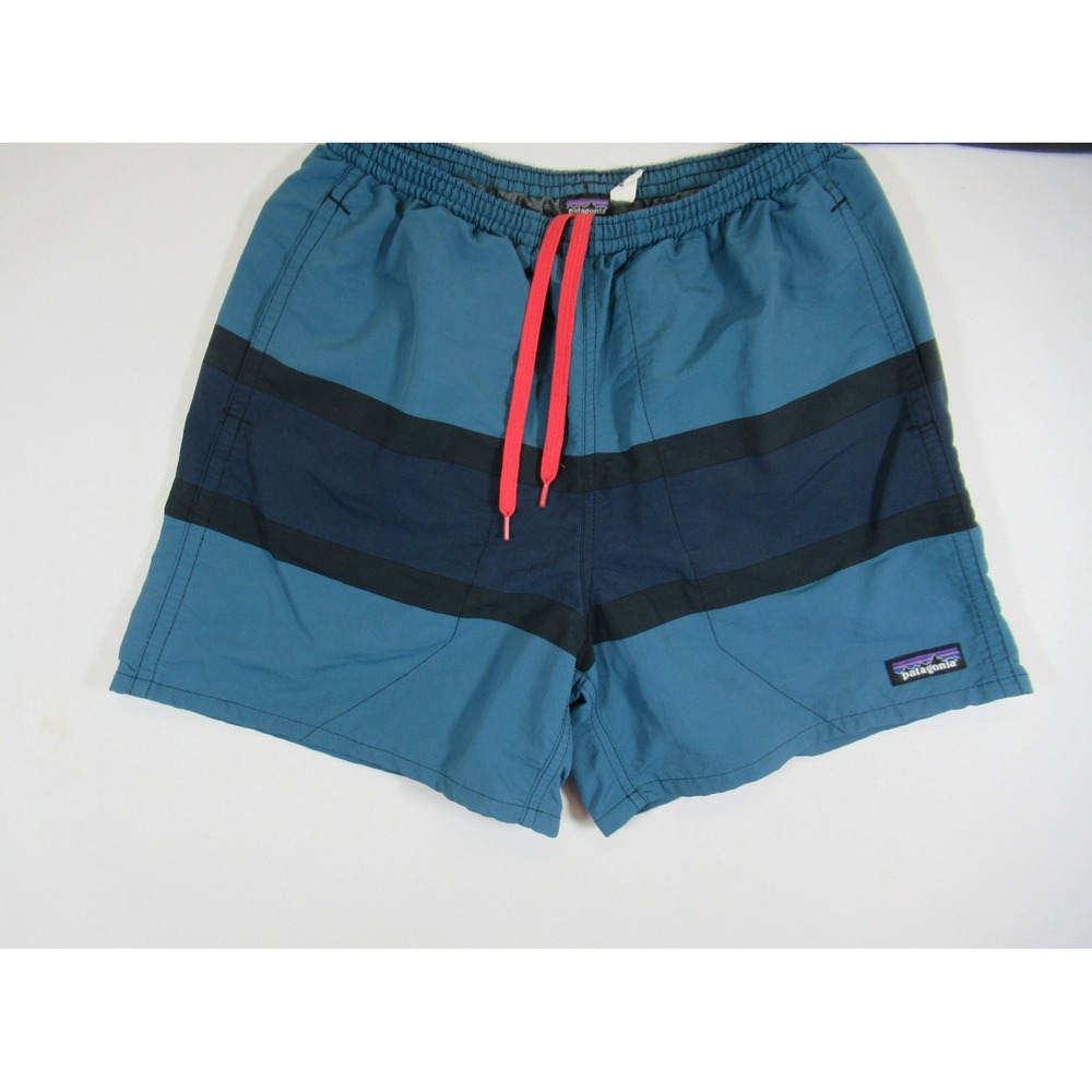 Patagonia Baggies 5" Shorts Men XS Blue Mesh Lined Hybrid Pockets